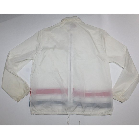 70's/80's Vtg Amerex Sport Series Windbreaker Jacket Coat Large Retro White USA - Picture 5 of 6